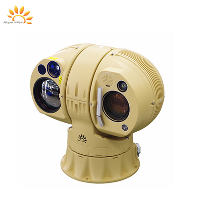 640 X 512 Θερμική PTZ κάμερα με ακρίβεια θέσης GPS 10 μέτρα για παρακολούθηση