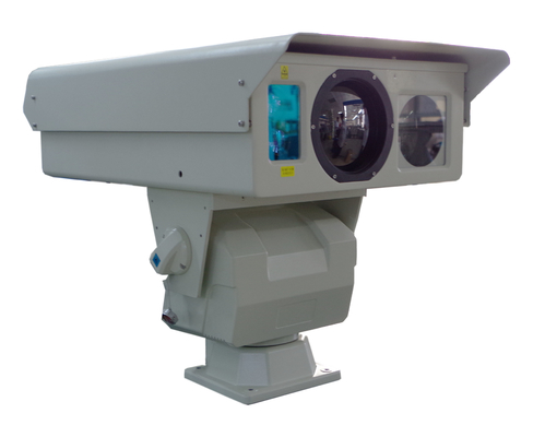 υπέρυθρη κάμερα θερμικής λήψης εικόνων 5km PTZ, κάμερα ασφαλείας CCTV συναγερμών πυρκαγιάς