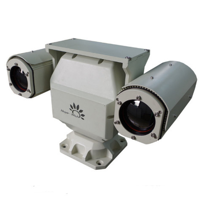 Διπλή κάμερα θερμικής λήψης εικόνων αισθητήρων PTZ υπέρυθρη, υπέρυθρος στρατιωτικός βαθμός ψηφιακών κάμερα