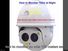 Υπέρυθρη κάμερα Ip Ptz 2 Megapixel Night Vision Laser Infrared Surveillance
