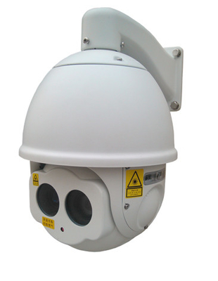 κάμερα IR PTZ λέιζερ 300m υπαίθρια χρησιμοποιημένη περιορισμένου φάσματος, κάμερα θόλων IP νυχτερινής όρασης