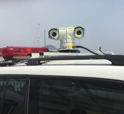 Το αυτοκίνητο τοποθετεί τη κάμερα λέιζερ PTZ/τα υπέρυθρα κάμερα ασφαλείας μακροχρόνιας σειράς νυχτερινής όρασης