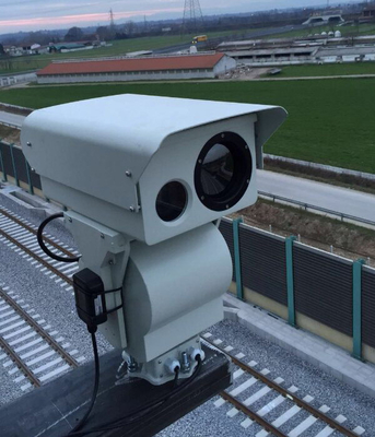 Στρατιωτική υπέρυθρη κάμερα καμερών HD PTZ βαθμού διπλή θερμική για την ασφάλεια συνόρων