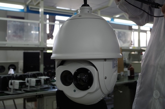 Κάμερα 600m IR IP PTZ θόλων υψηλής ταχύτητας HD βουλευτής 2,1 για την επιτήρηση εργοστασίων